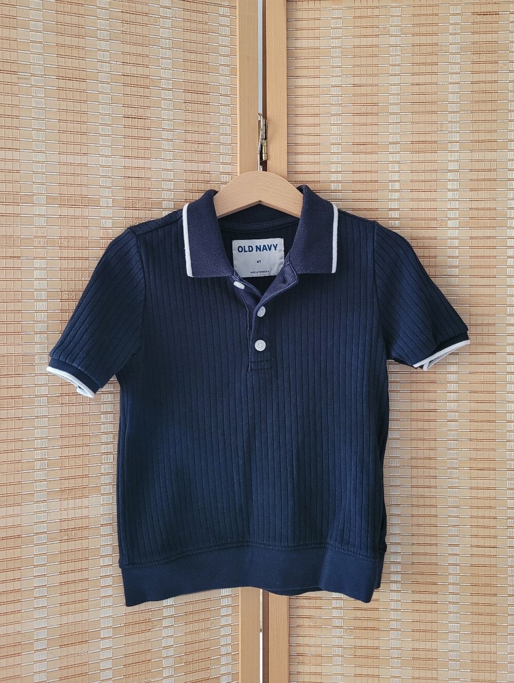 Old Navy Navy Polo with White Trim for Kids